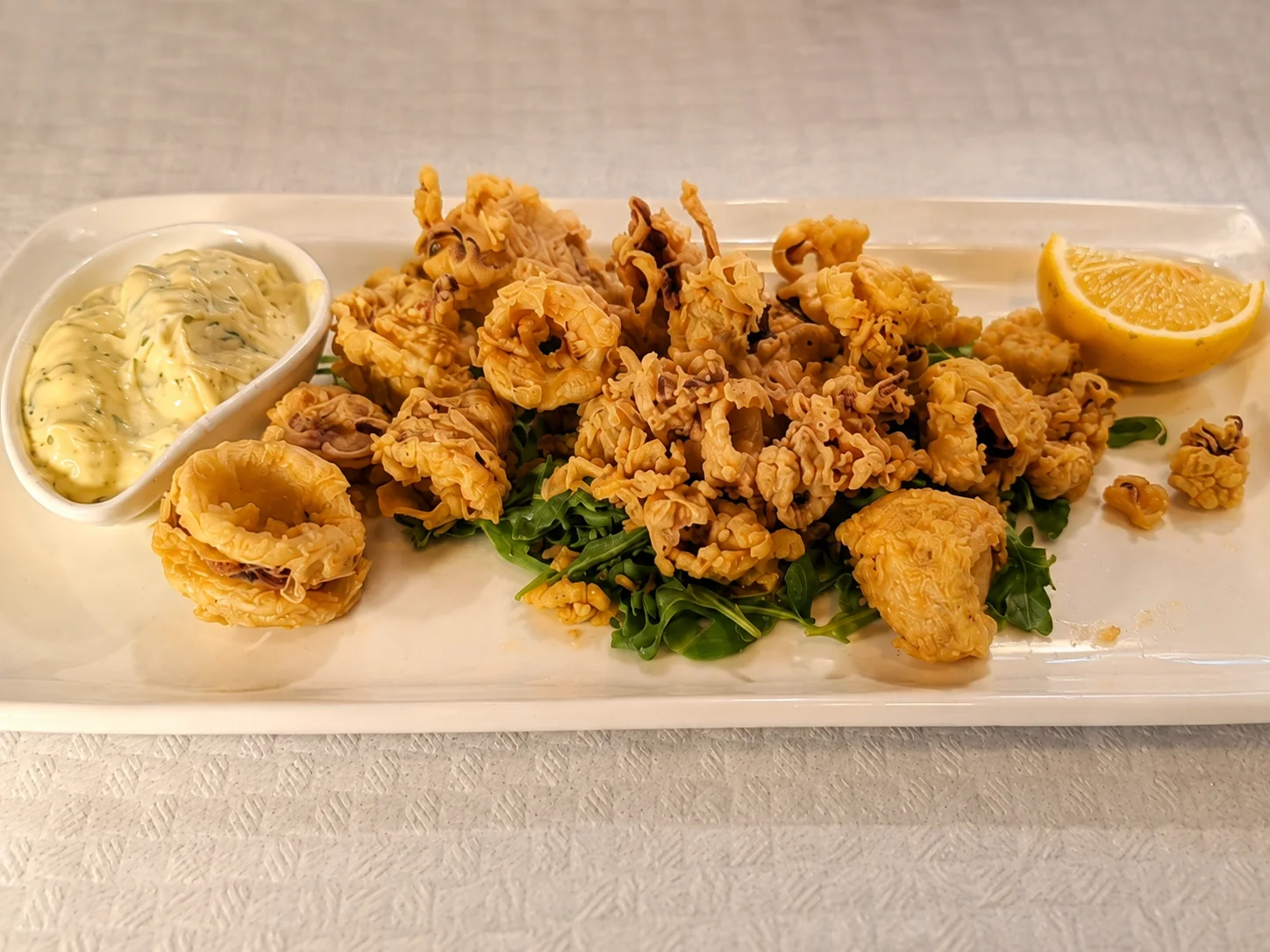 Crispy calamari at Ferdie's