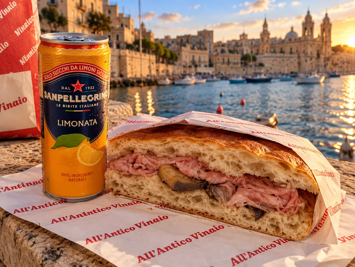Comino editorial visual for All’Antico Vinaio Malta