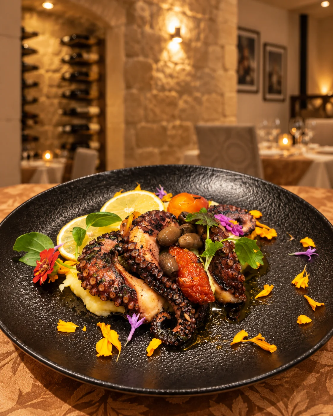 L’Arkati chargrilled octopus